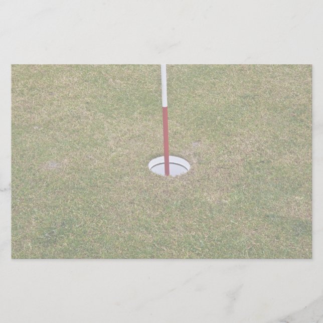 Golf hole stationery (Front)