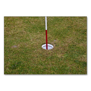 Golf hole table number