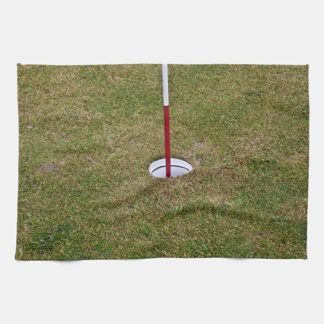Golf hole tea towel (Horizontal)