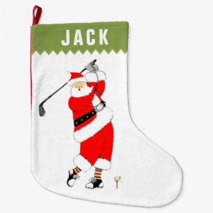 Golf Holiday Gift Large Christmas Stocking