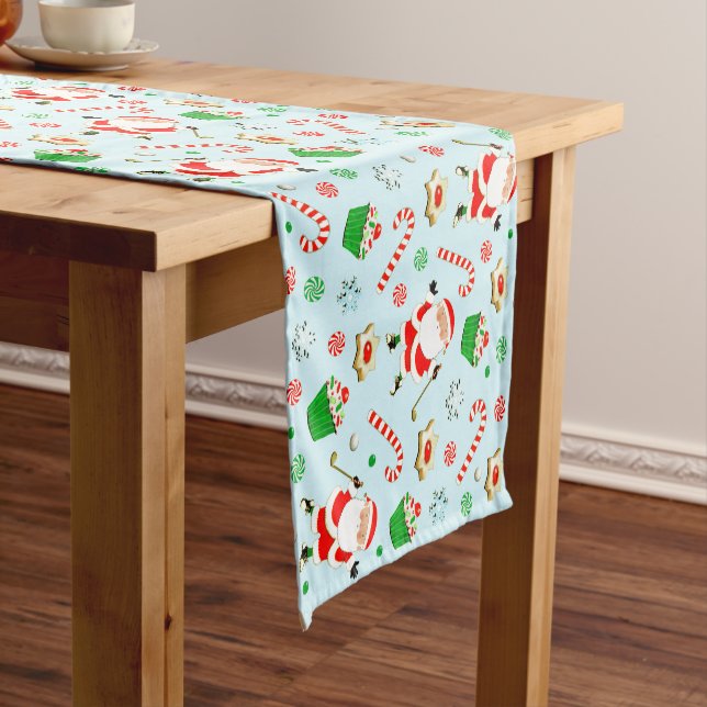 Golf Holiday Party Short Table Runner (In Situ)
