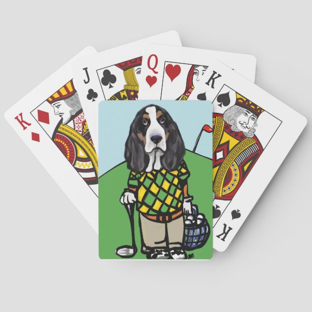 GOLF HOUND PLAYING CARDS (Back)