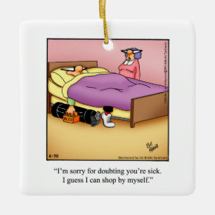 Golf Humour Christmas Ornament 
