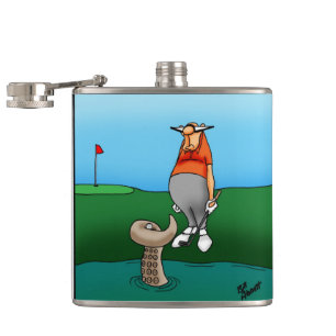 Golf Humour Flask Gift