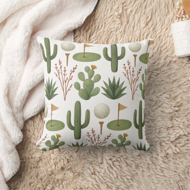 Golf in Arizona  Cushion (Blanket)