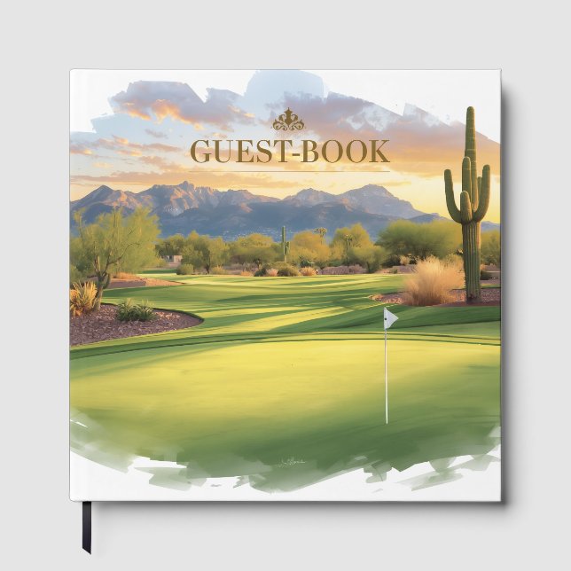 Golf  in Arizona  Guest Book (Front)