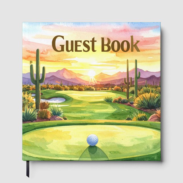 Golf in Arizona  Guest Book (Front)