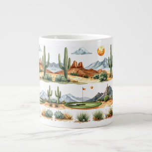 Golf in Arizona Large Coffee Mug