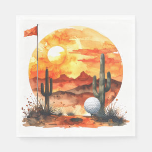 Golf in Arizona Napkins