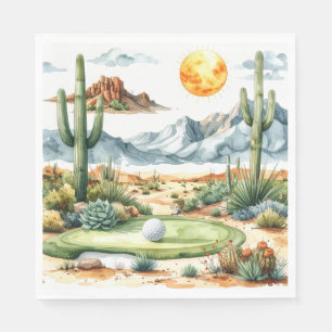Golf in Arizona Napkins
