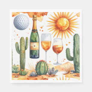 Golf in Arizona Napkins