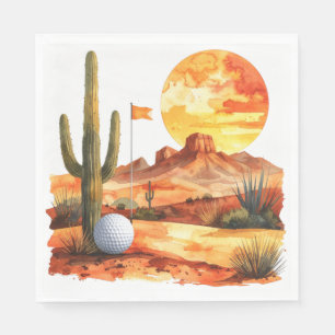 Golf in Arizona Napkins