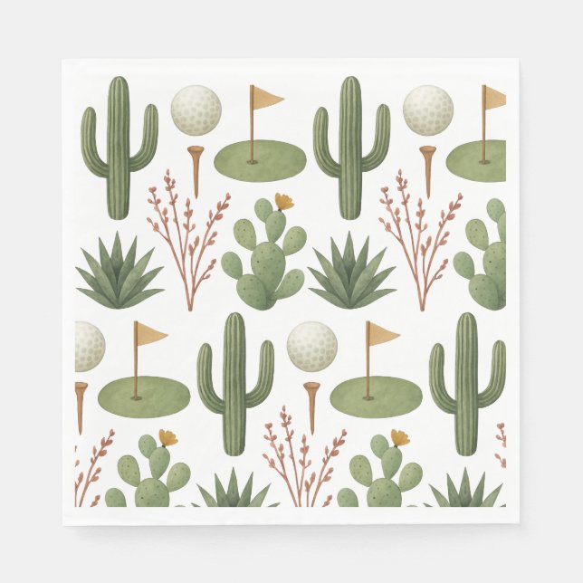 Golf in Arizona  Napkins (Front)