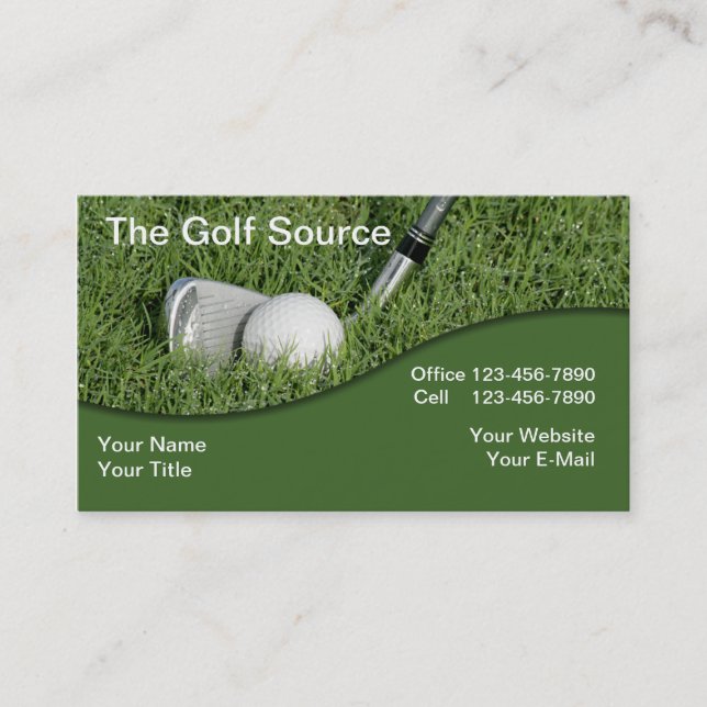 Golf Industry Business Card (Front)