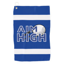 Golf Infusion "AIM HIGH" Golf Towel