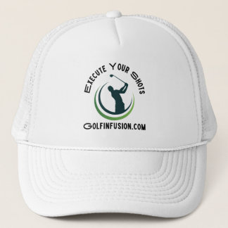 Golf Infusion Designed "Execute Your Shots" Golf Trucker Hat