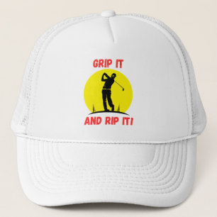 Golf Infusion "Grip It And Rip It" Golf-Inspired Trucker Hat