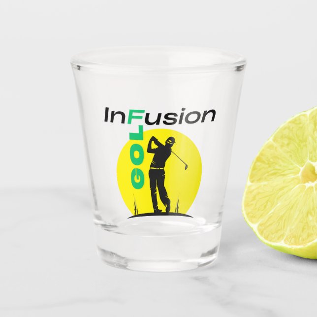 Golf Infusion Uniquely Designed  Shot Glass (Front)