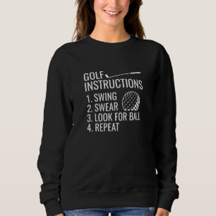 Golf Instructions Sweatshirt