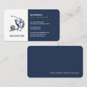 Golf Instructor Best Sports Business Card