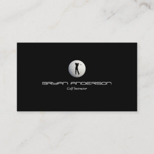 Golf Instructor Business Card