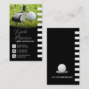 Golf Instructor   Professional Golf Lessons Business Card