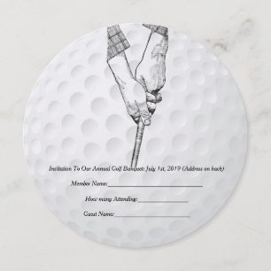Golf Invitation  Golfer