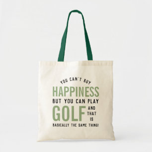 Golf is Happiness Funny Golf Lover Gifts  Tote Bag