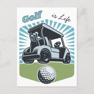 Golf is Life Postcard