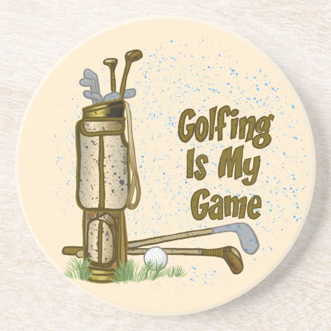 Golf is my Game Coaster (Front)