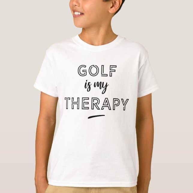 Golf is my therapy T-Shirt (Front)