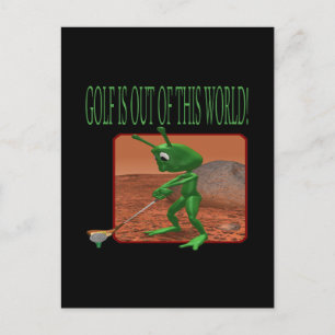 Golf Is Out Of This World Postcard