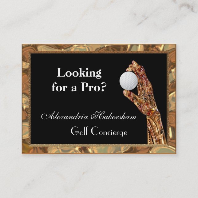 Golf is the Game Business Card (Front)