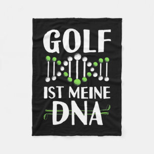 Golf It Is My DNA Fleece Blanket