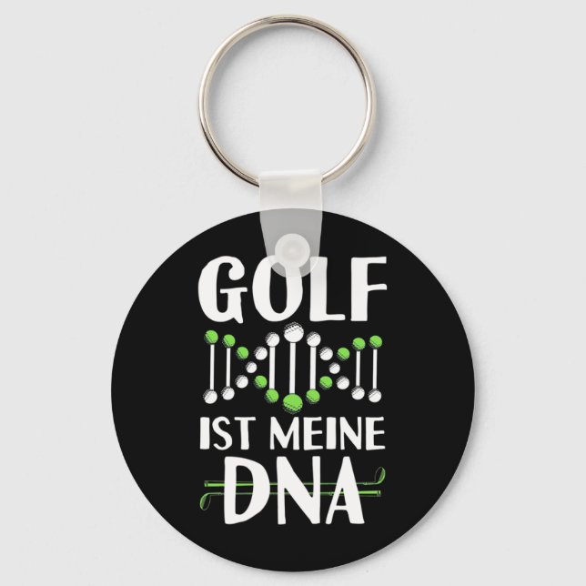 Golf It Is My DNA Key Ring (Front)