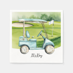 Golf It's Boy for Baby Shower Napkin