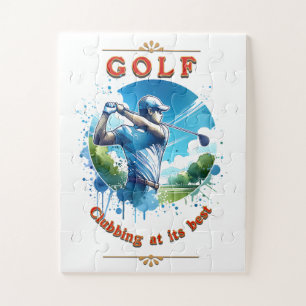 "GOLF " JIGSAW PUZZLE