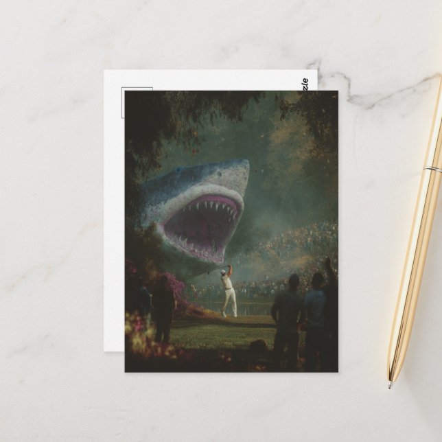 Golf Just Got Exciting Postcard (Front/Back In Situ)