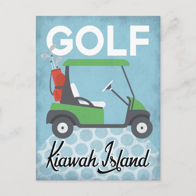 Golf Kiawah Island - Retro Vintage Postcard (Front)