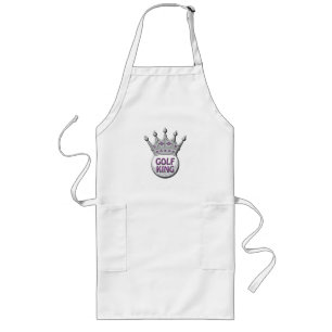 Golf King Father's Day Dadism Gift Long Apron