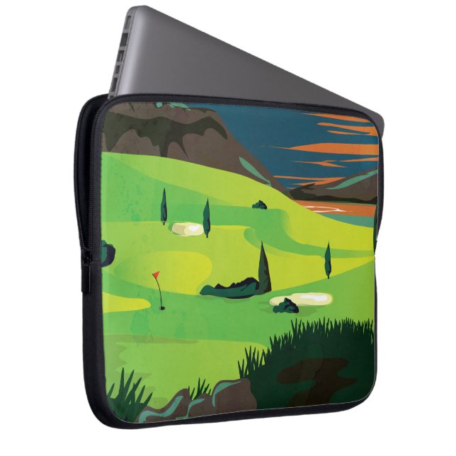 Golf Laptop Sleeve (Front Right)
