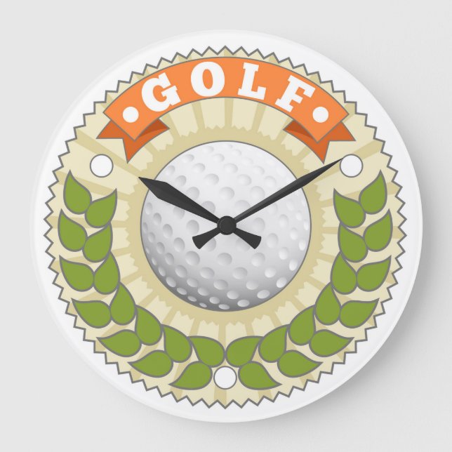 Golf  Large Clock (Front)