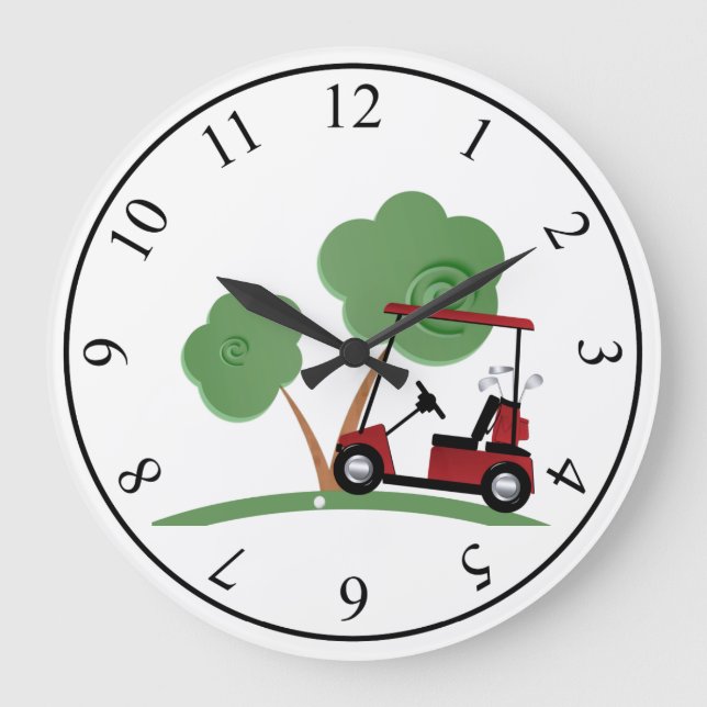 Golf Large Clock (Front)