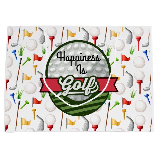 Golf Large Gift Bag (Front)