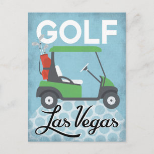 Golf Las Vegas Nevada - Retro Vintage Travel Postcard