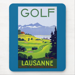 Golf ~ Lausanne Mouse Mat