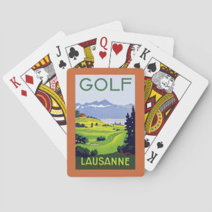 Golf ~ Lausanne Playing Cards