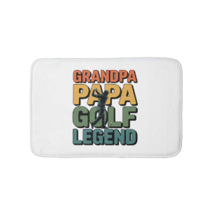 Golf Legend Grandpa Papa Bath Mat