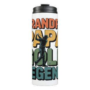 Golf Legend Grandpa Papa Thermal Tumbler