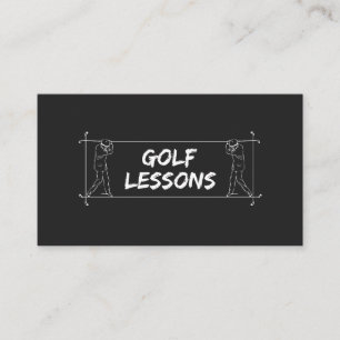 Golf Lessons Teacher Instructor Coach Instruction  Business Card